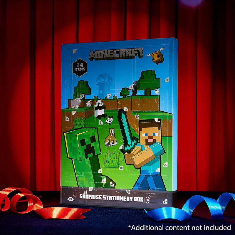 Minecraft Adventskalender 2023 Kinder - 24 Überraschungen, Schreibwaren, Spielzeug Ab 3 Jahre Junge
