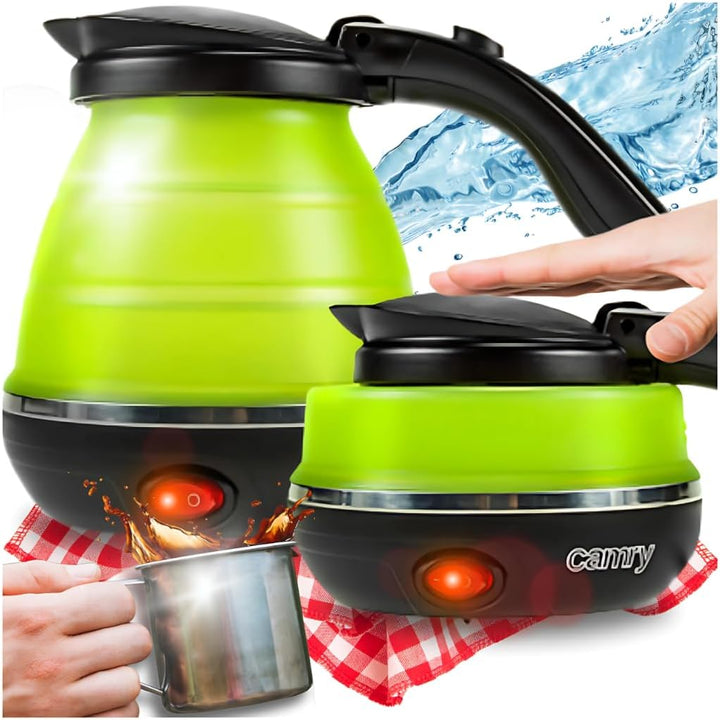 CAMRY CR 1265 MRY cr-1265 Wasserkocher faltbar grün, Kunststoff, 0, 5