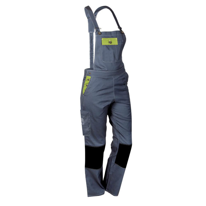 Fashion Sécurité Damen Pep's Arbeitsoverall Size M - 40/42 Gris/Citron, Size M - 40/42 Gris/Citron