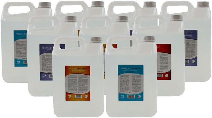 BoomToneDJ Flüssigkeit für Seifenblasenmaschinen, Transparent 5 L durchsichtig, 5 L