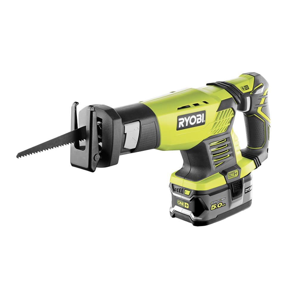 RYOBI 18 V ONE+ Akku-Säbelsäge RRS1801M (Hublänge 22mm, Leerlaufhubzahl 3.100 (min−1), ohne Akku und