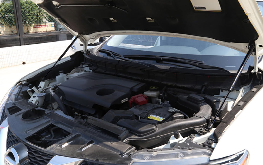 HIGH FLYING für Qashqai J11 2014-2020 Motorhauben Gasfeder Schwarz 2 Stücke