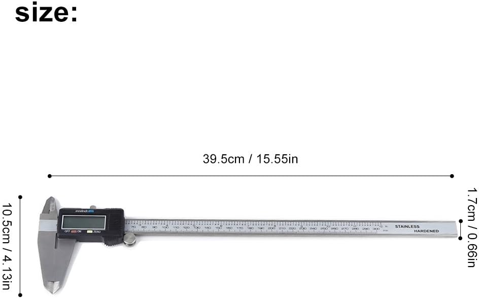 Digitaler LCD Elektronische Messschieber Noniusschieber Schieblehre Mikrometer mit LCD Bildschirm fü