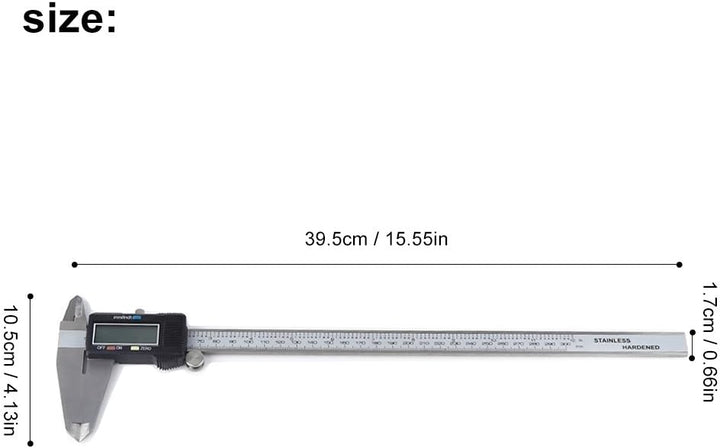 Digitaler LCD Elektronische Messschieber Noniusschieber Schieblehre Mikrometer mit LCD Bildschirm fü