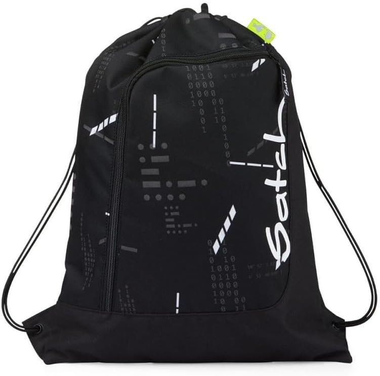 Satch Pack Schulrucksack Set 3tlg. inkl. Schlamperbox und Sportbeutel (Ninja Matrix), Ninja Matrix