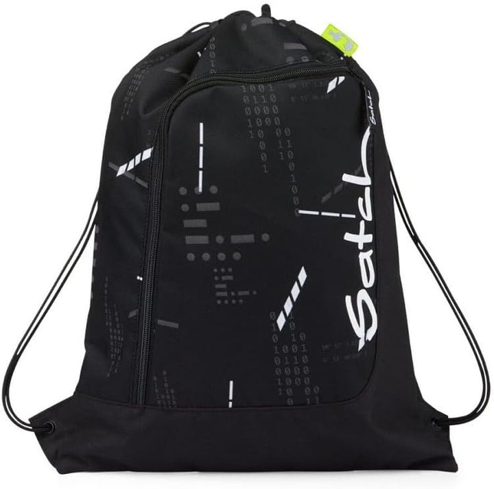 Satch Pack Schulrucksack Set 3tlg. inkl. Schlamperbox und Sportbeutel (Ninja Matrix), Ninja Matrix