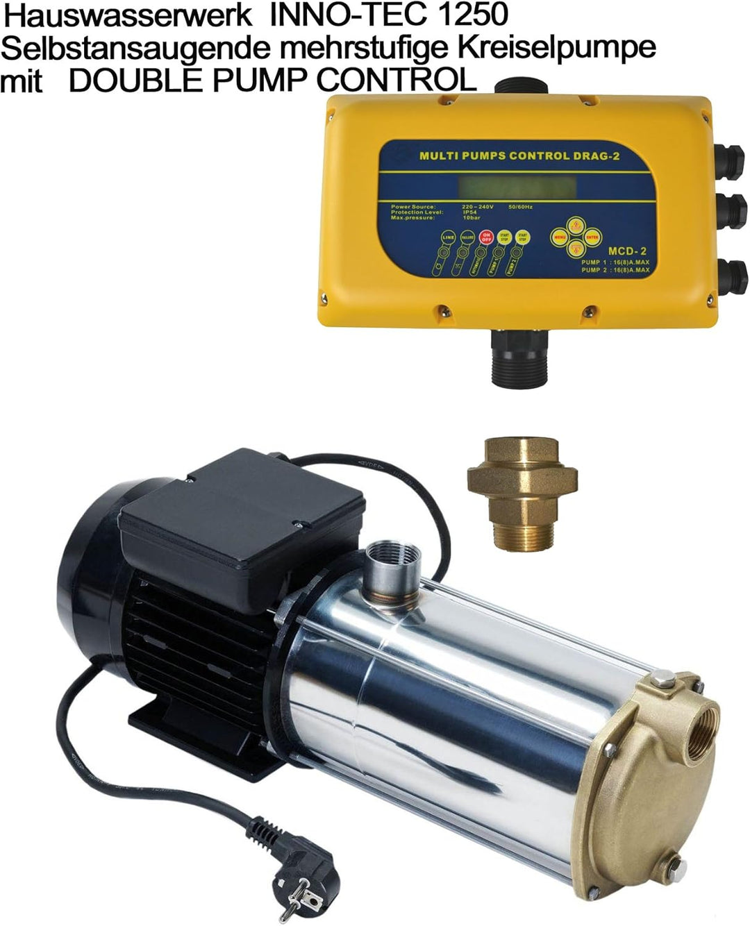 PUMPENSTEUERUNG DRUCKSCHALTER HAUSWASSERWERK Pumpensteuerung KREISELPUMPE TAUCHPUMPE BRUNNENPUMPE TA