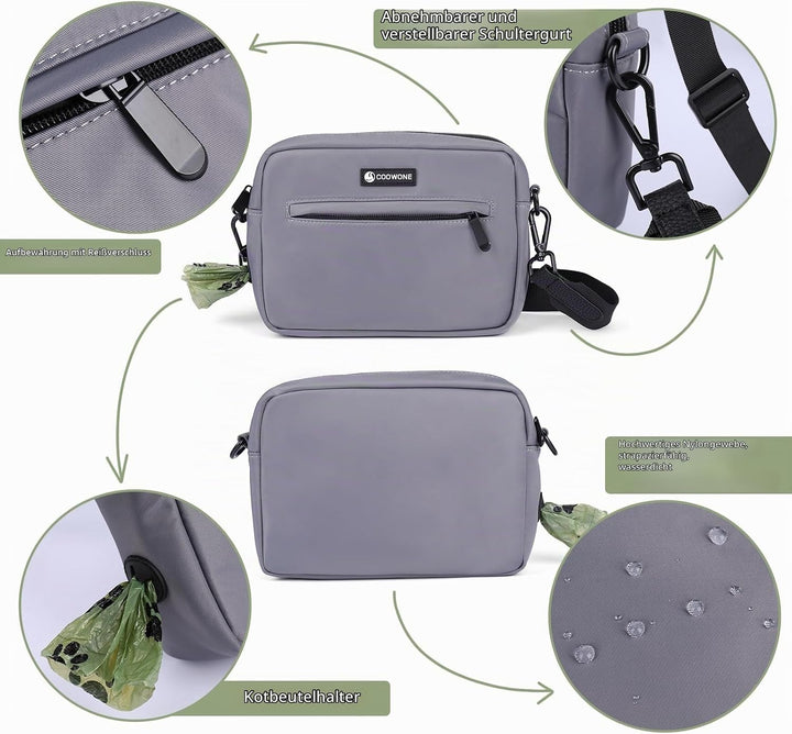 Leckerlitasche für Hunde Gassi Tasche Hund Hundeleckerli Tasche Wasserdichte Hundeleckerlitasche Umh