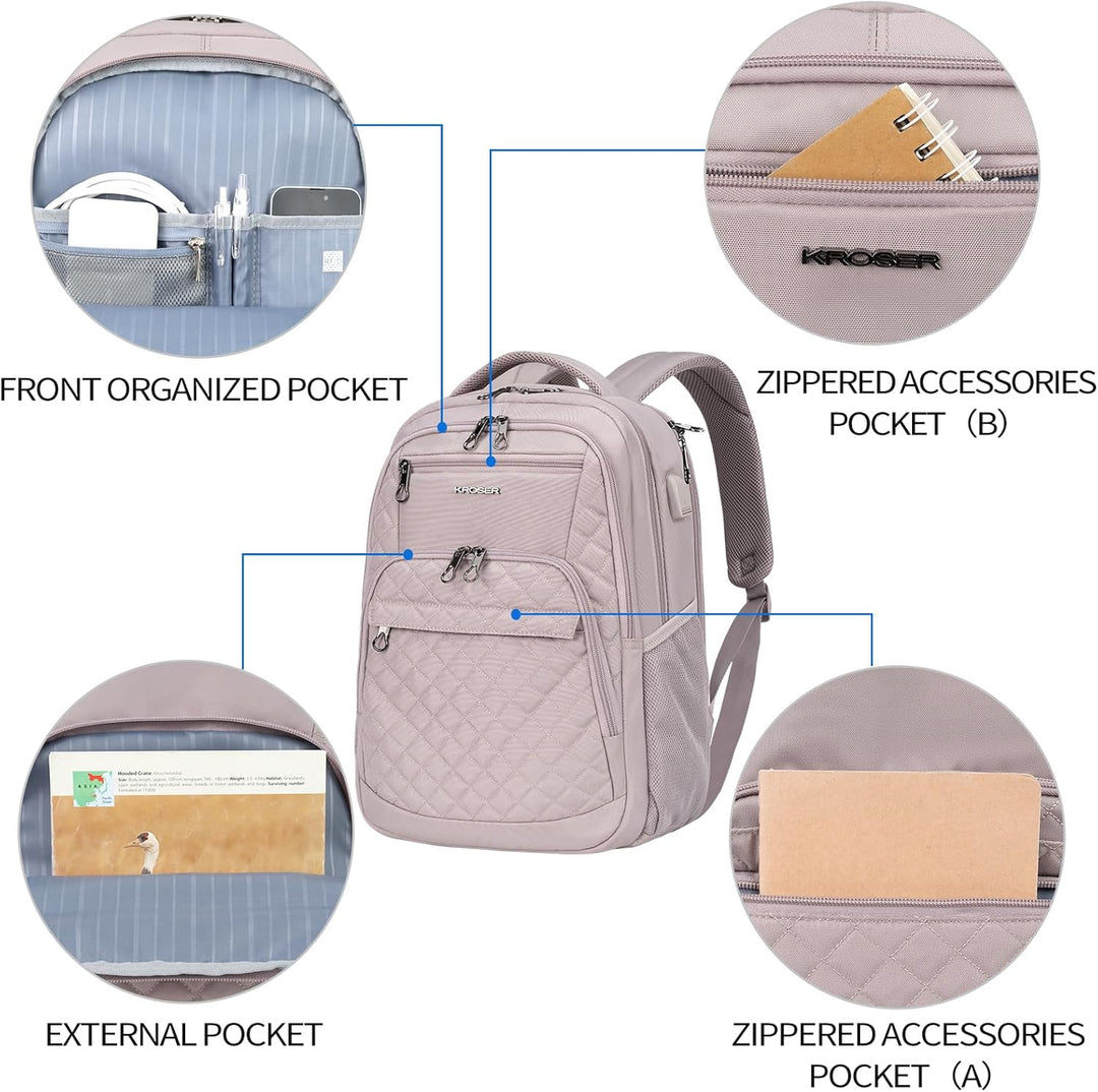 KROSER Laptop Rucksack 17,3&