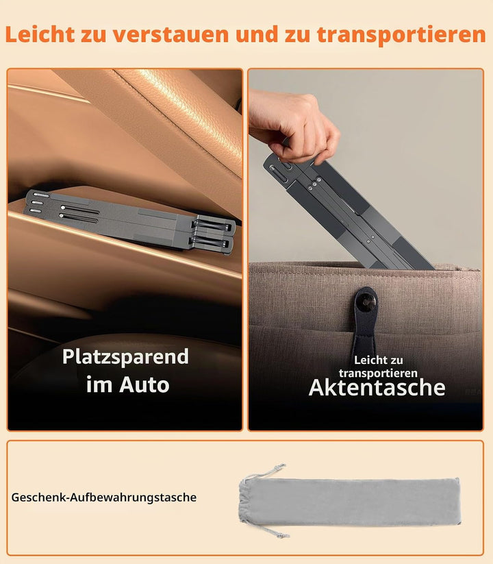 Auto Laptop Halterung Lenkrad Tablett Halter Höhenverstellbar Auto Schreibtisch für Laptop Computer