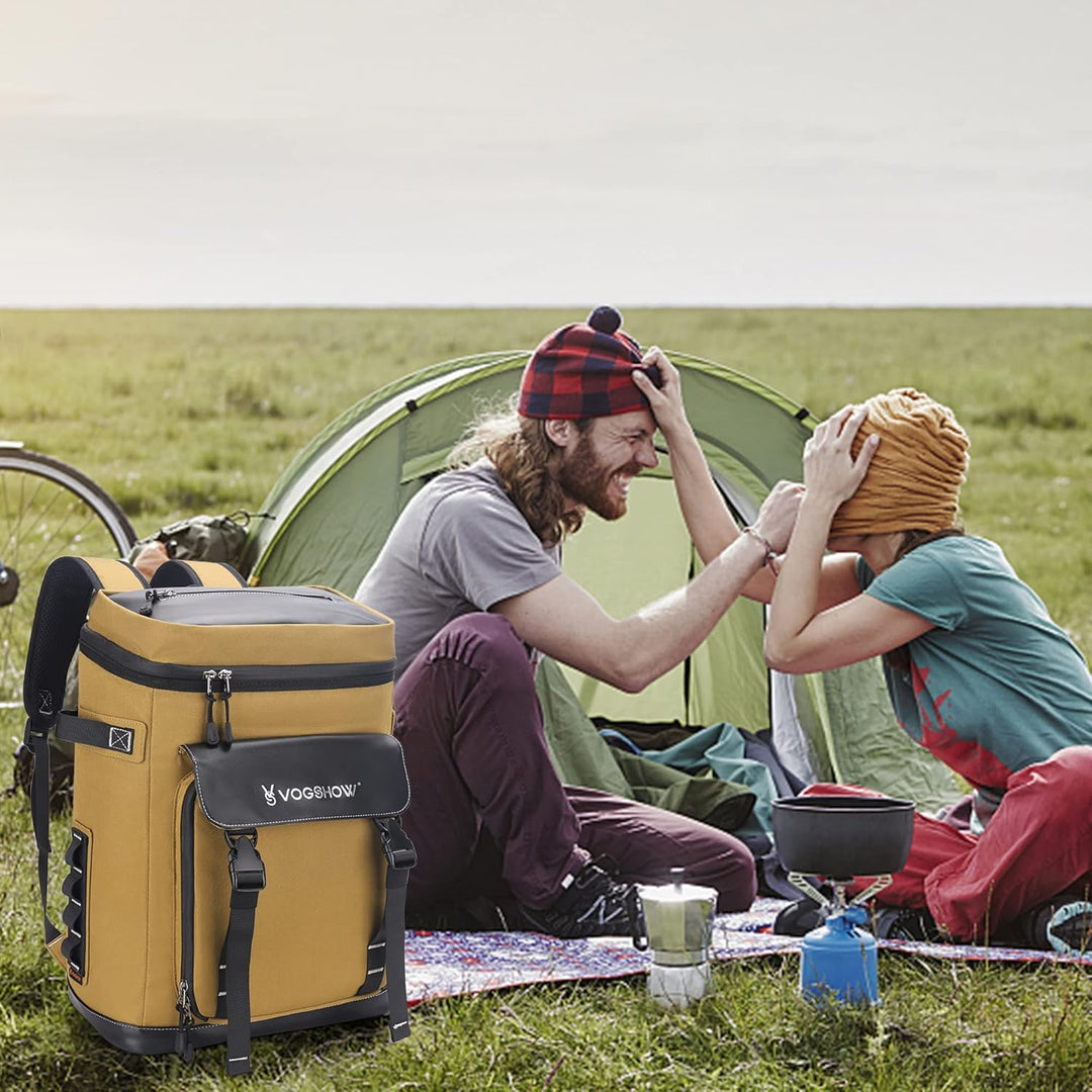 Kühltasche Kühlbox Gross Rucksack Wasserdicht kühlrucksack 30L Picknickrucksack 4 Personen Auslaufsi