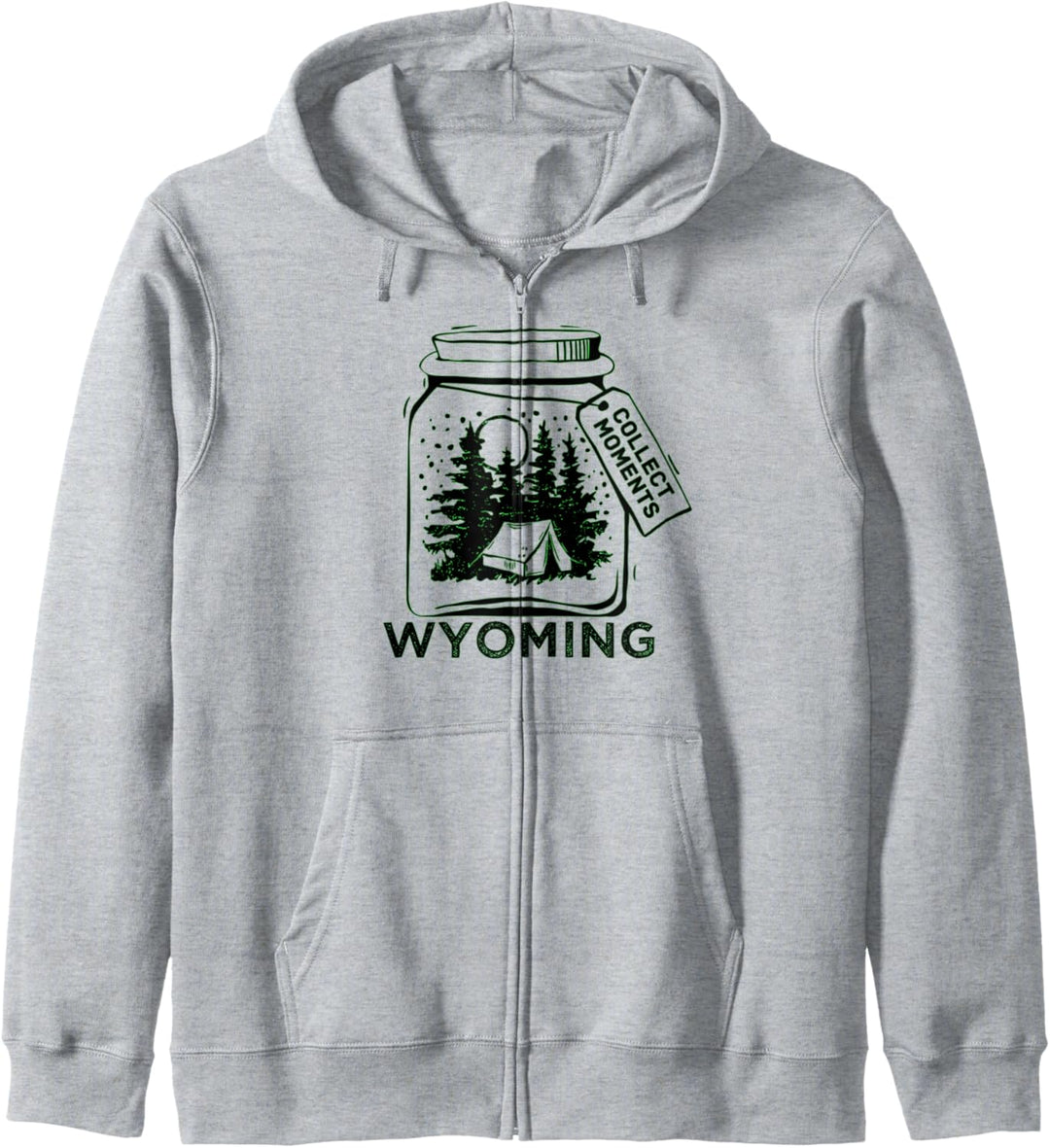 Vintage Wyoming Souvenir Kapuzenjacke