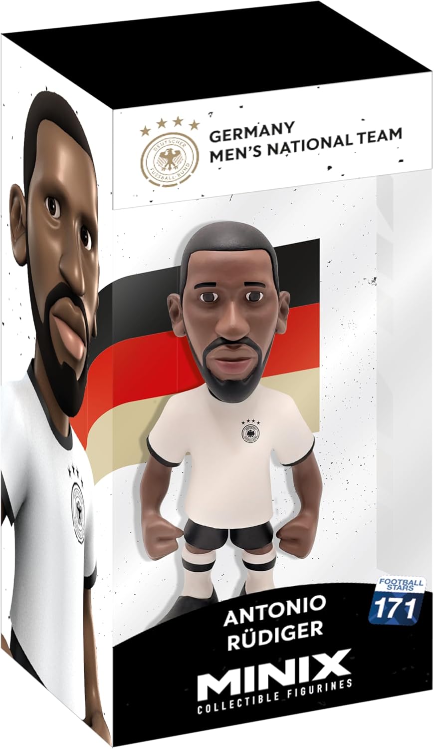 MINIX - Fussball Stars #171 - Deutschland - Rudiger 22 - Sammelfigur 12 cm