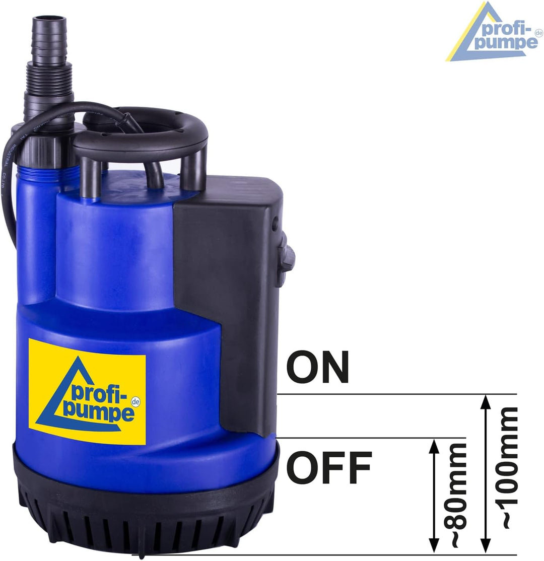 TAUCHPUMPE ZISTERNENPUMPE GARTENPUMPE KELLERPUMPE LONG-LIFE CLEAN-STAR 400 FLACHSAUGEND SCHACHTPUMPE