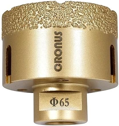 Premium Diamantbohrer CRONUS M14 10mm-65mm Bohrkrone Fliesenbohrer trocken 65mm, 65mm