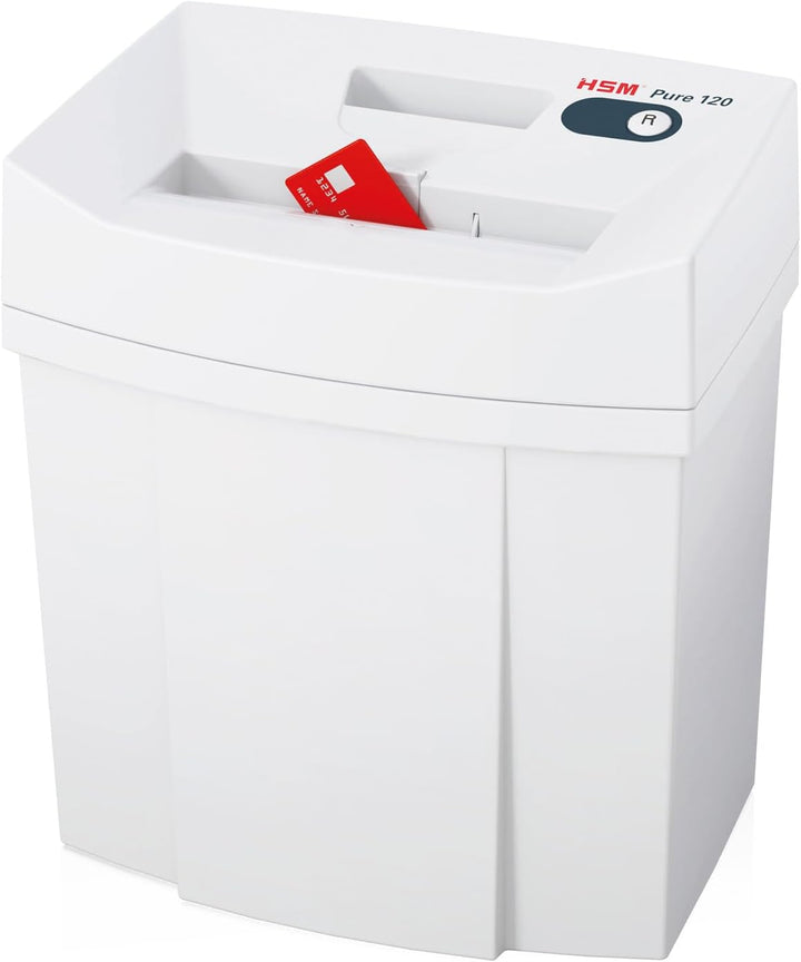 Aktenvernichter HSM Pure 120, Sicherheitsstufe 4, 6 Blatt (Partikelschnitt), 6 Blatt P4 Partikelschn