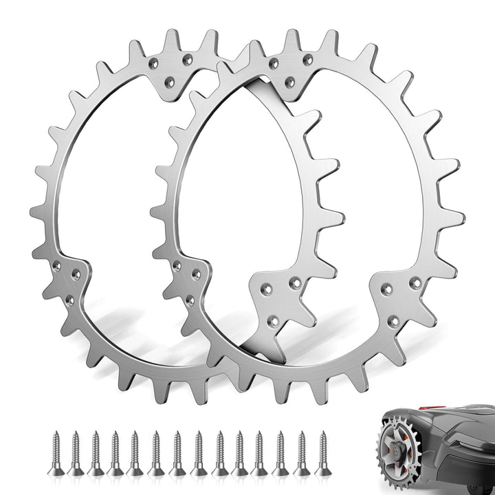 Edelstahl Spikes für Husqvarna Automower 420/320/430X/435X/440/450X, Spikes RasenTraktionsverbesseru
