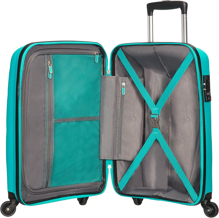 American Tourister Bon Air - Spinner S, Handgepäck, 55 cm, 31.5 L, Türkis (Deep Turquoise) Türkis (D