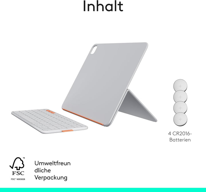 Logitech MX Anywhere 3S for Mac, kompakte kabellose Bluetooth-Maus, 8K-DPI-Abtastung auf jeder Fläch