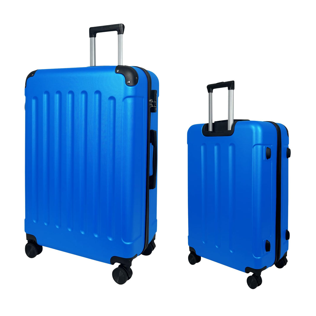 MY TRAVEL BAG Hartschalen-Koffer Reisekoffer ABS Koffer Trolley (Handgepäck-Mittel-Gross-Set) 4 Dopp