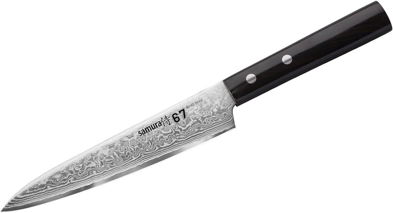 Samura Damascus Professionelles japanisches Küchen-kleines Santoku-Messer 145mm/5.7"