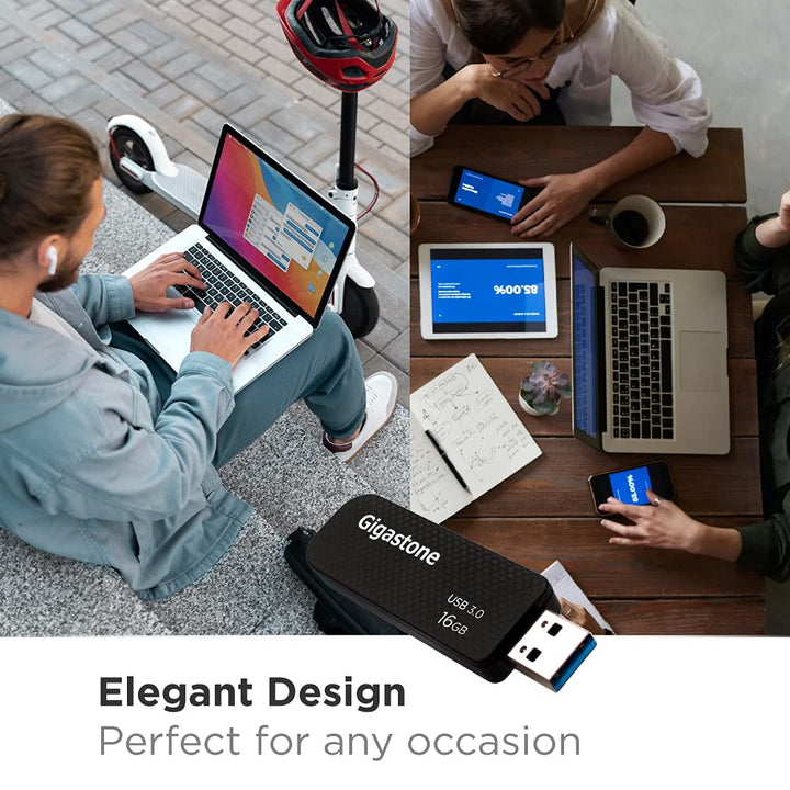 Gigastone Z30 16GB 5er-Pack USB 3.0 Flash-Laufwerk mit hoher Geschwindigkeit, zuverlässige Leistung,