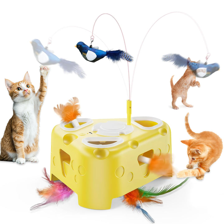 Interaktives Katzenspielzeug Elektrisch Selbstbeschäftigung: Katzen Spielzeug USB Wiederaufladbar Mi