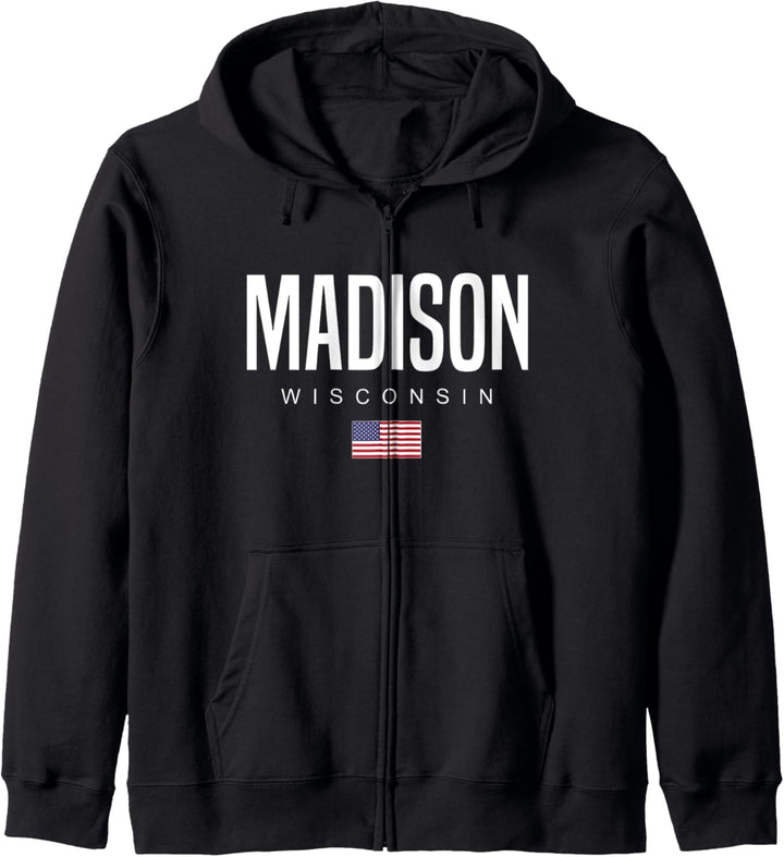 Madison, Wisconsin Kapuzenjacke