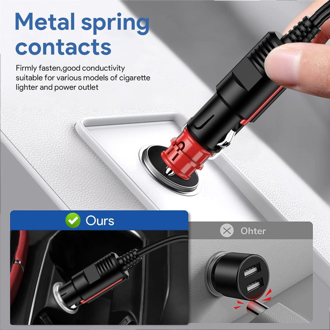 MOTOPOWER MP68992 3.5m tragbar Kühlschränke Verlängerung Power Kabel