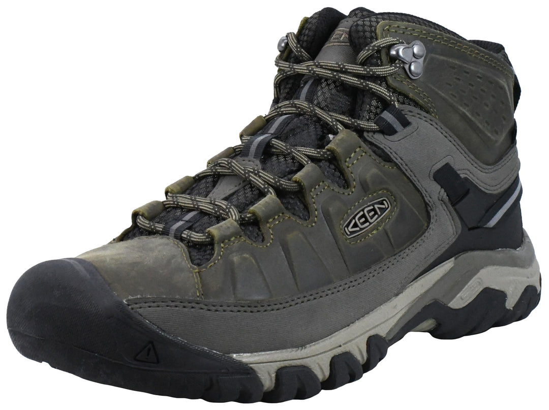 KEEN Targhee III Herren-Wanderstiefel, mittelhoch, wasserdicht 42 EU Weit Dark Olive Brindle