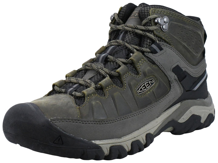 KEEN Men Targhee III Mid WP 45 EU Dark Olive Brindle, 45 EU Dark Olive Brindle