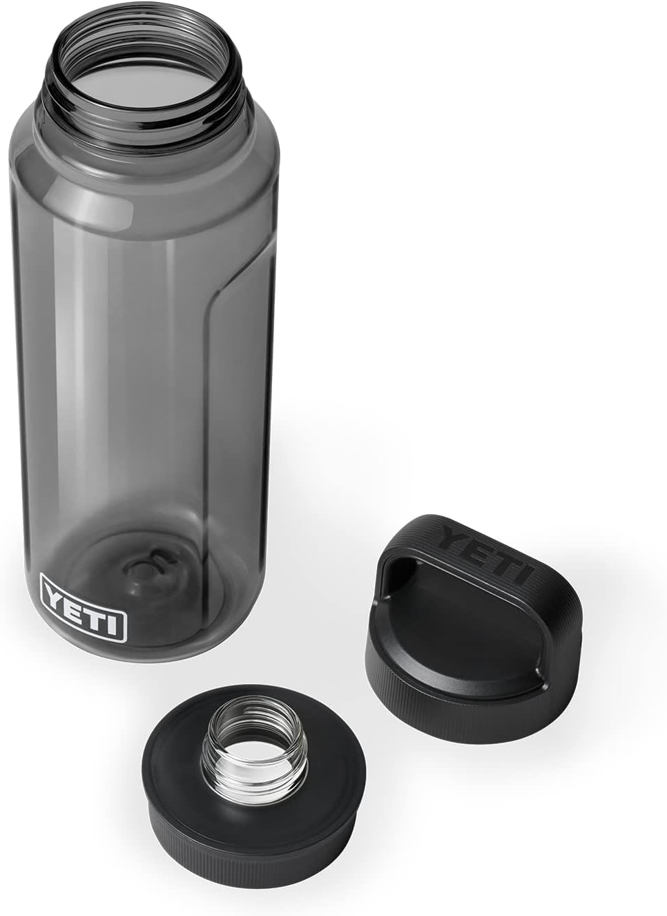 YETI Yonder Wasserflasche mit Yonder Chug Deckel, 1 l, Anthrazit 1 l Dunkelgrau, 1 l Dunkelgrau