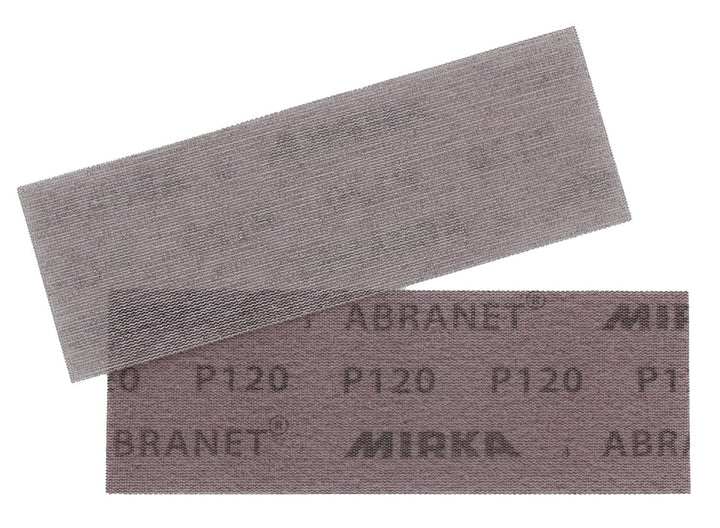 Mirka Handy Handschleifer Starter-Kit & Abranet Netz Schleifstreifen 80x230mm/Klett Schleifblätter/K