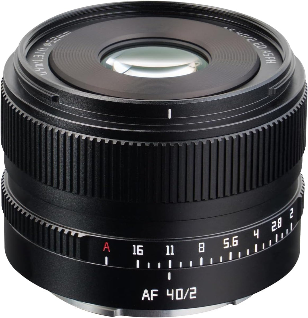 TTARTISAN AF 40mm F2 FE Vollformat Objektiv für Sony E, Autofokus Kompaktes Leichtes Kameraobjektiv