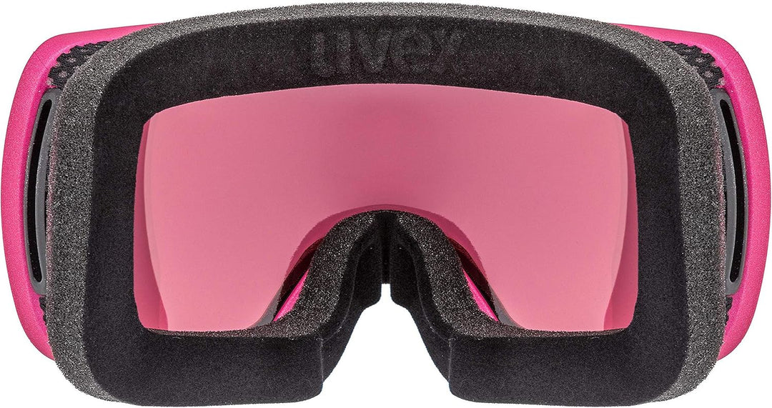 Uvex Unisex Compact Fm Skibrille (1er Pack), black matt/silver-blue