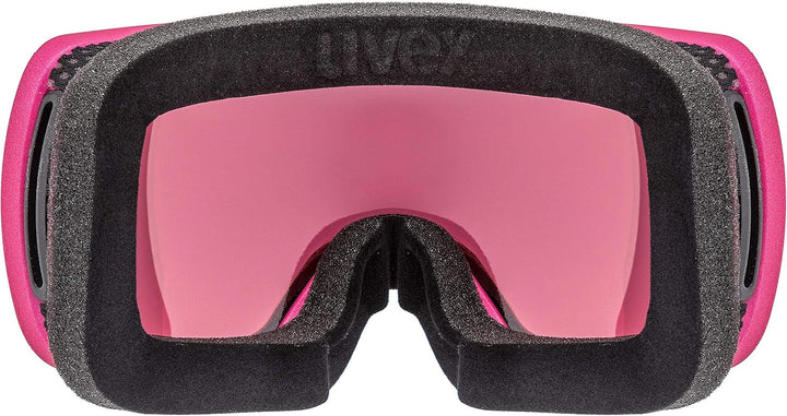 Uvex Unisex Compact Fm Skibrille (1er Pack), black matt/silver-blue
