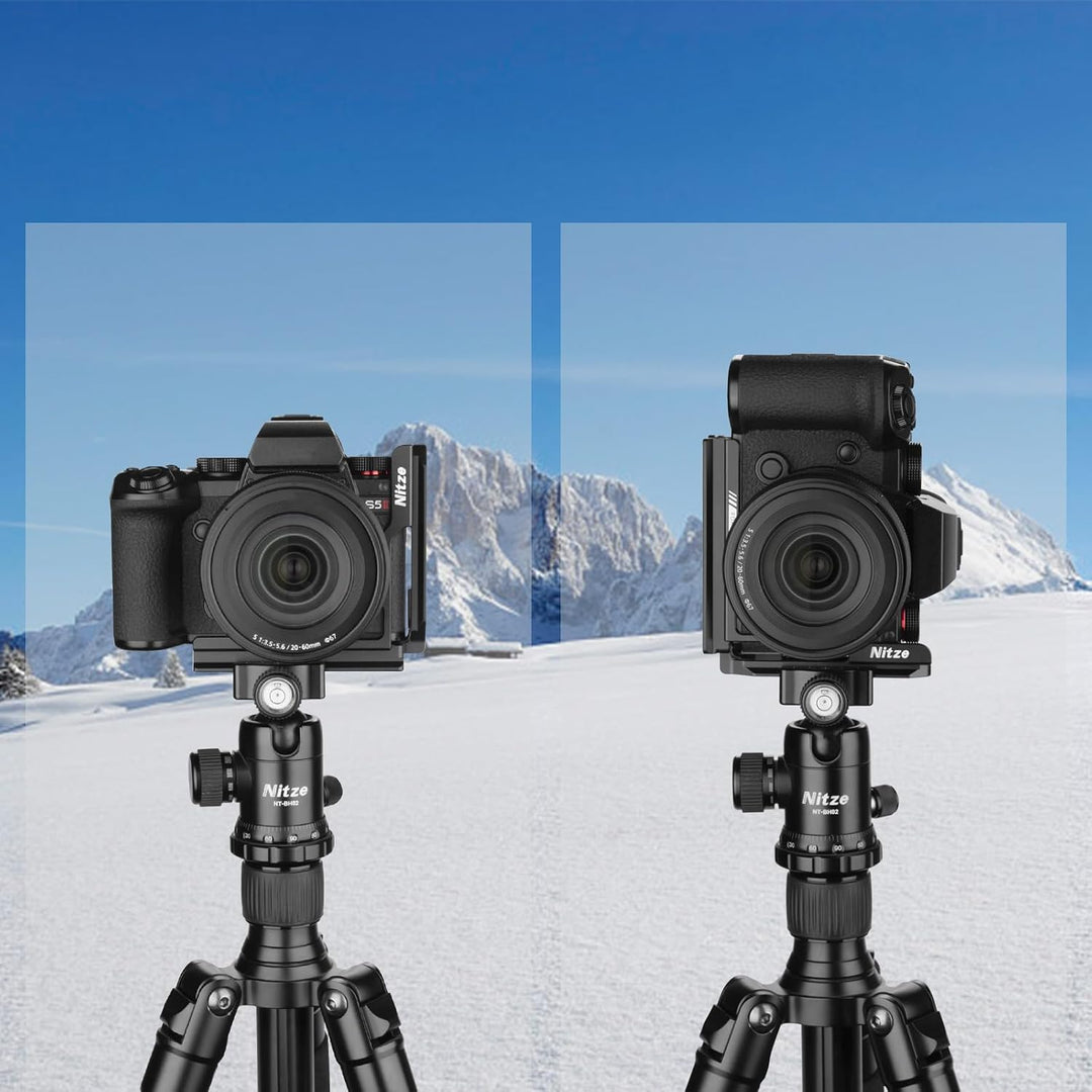 Nitze S5 II L Halterung für Panasonic LUMIX S5 II Kamera, S5 II L Bracket mit Arca Swiss Schnellwech