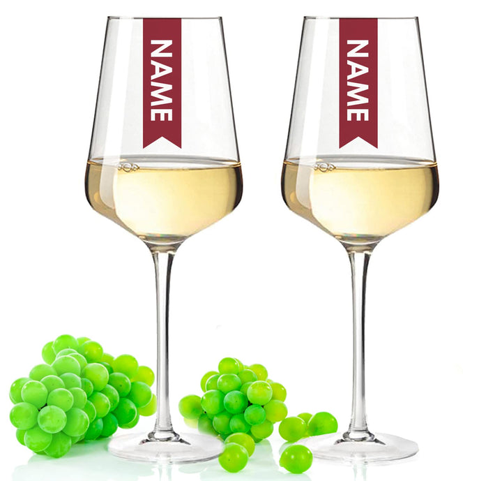 Leonardo Puccini Weinglas mit Gravur - Elegant Design - Personalisiert & mit Name - Geschenk zum Geb