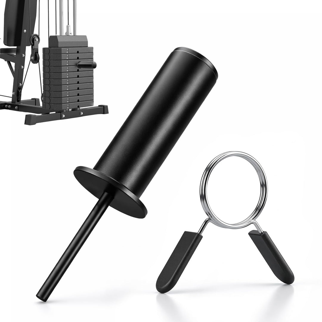 Joyzan Gym Pin für Zusatzgewicht mit Federclip, Ersatz Dropset Pin für Weight Stack Machine Loading