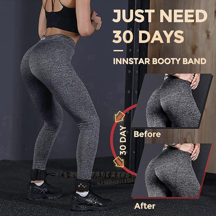 INNSTAR Gesäss Widerstandsbänder, Gesässmuskel Trainer Resistance Bands, Fitnessbänder Booty Band fü