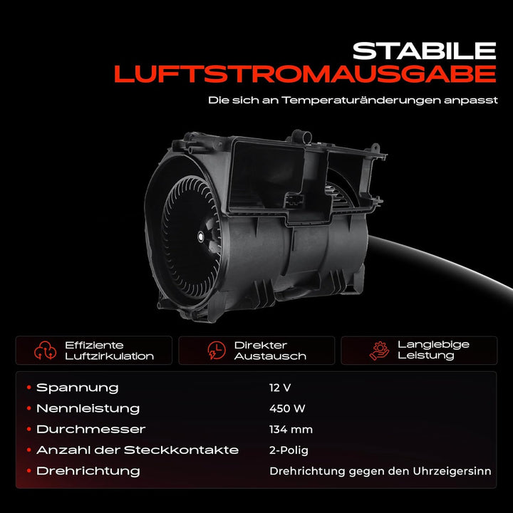 Frankberg Heizungsgebläse Gebläsemotor Kompatibel mit M.e.g.a.n.e III DZ0/1 KZ0/1 BZ0/1 1.2L-2.0L 20