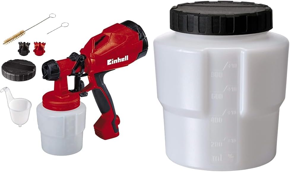 Einhell Elektrisches Farbsprühsystem TC-SY 400 P (400 W, für kleine und mittelgrosse Arbeitsflächen,