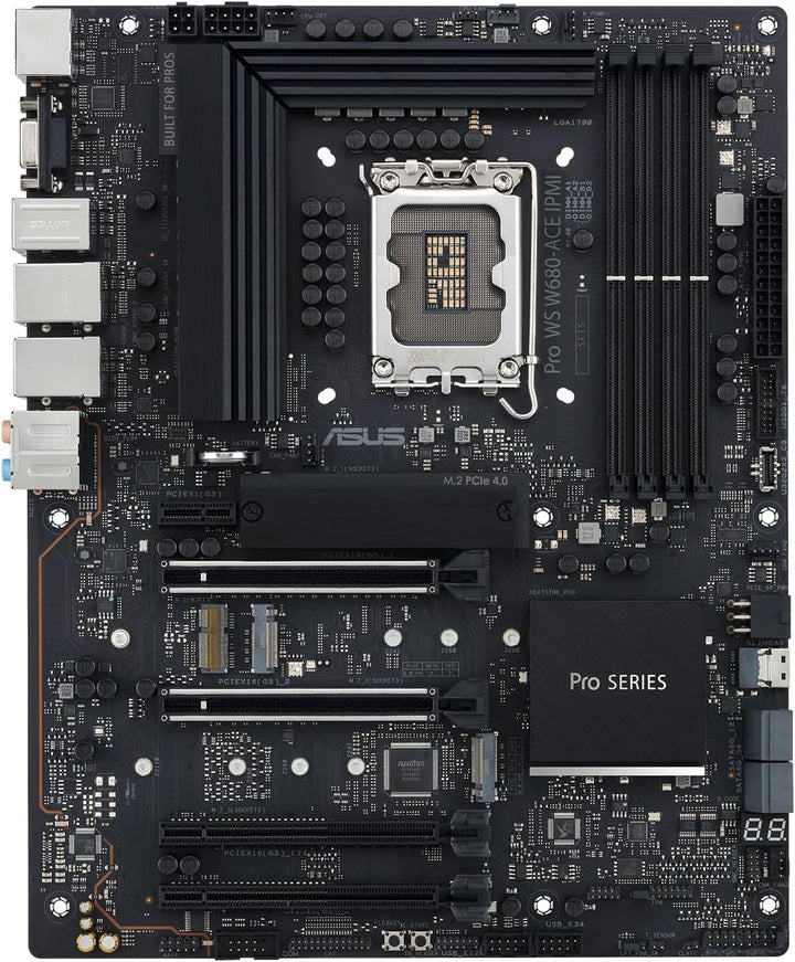 ASUS Pro WS W680-ACE IPMI Workstation Mainboard Sockel Intel LGA 1700 (ATX-Mainboard, PCIe 5.0, DDR5