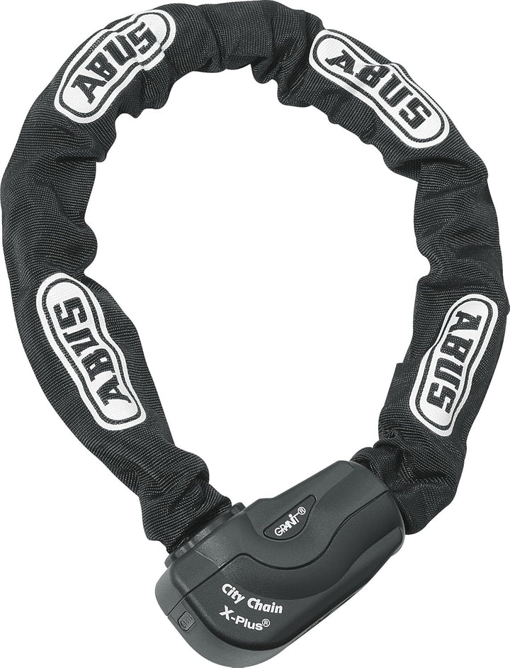 ABUS Kettenschloss Granit CityChain XPlus 1060 – Fahrradschloss aus gehärtetem Stahl – ABUS-Sicherhe