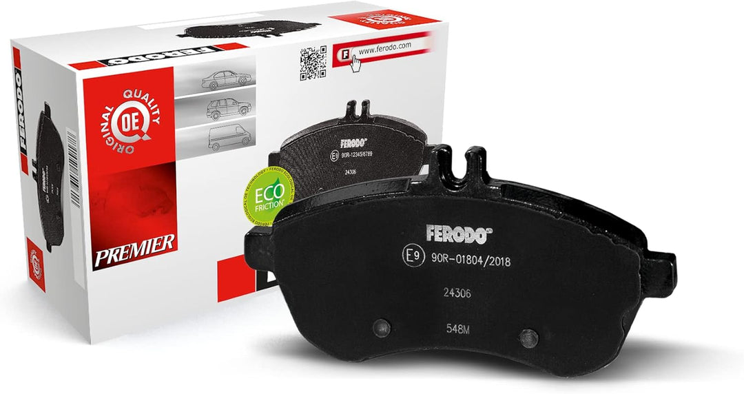 Ferodo FDB4001 PREMIER Bremsbelagsatz, Scheibenbremse - (4-teilig) - (4 Stück)