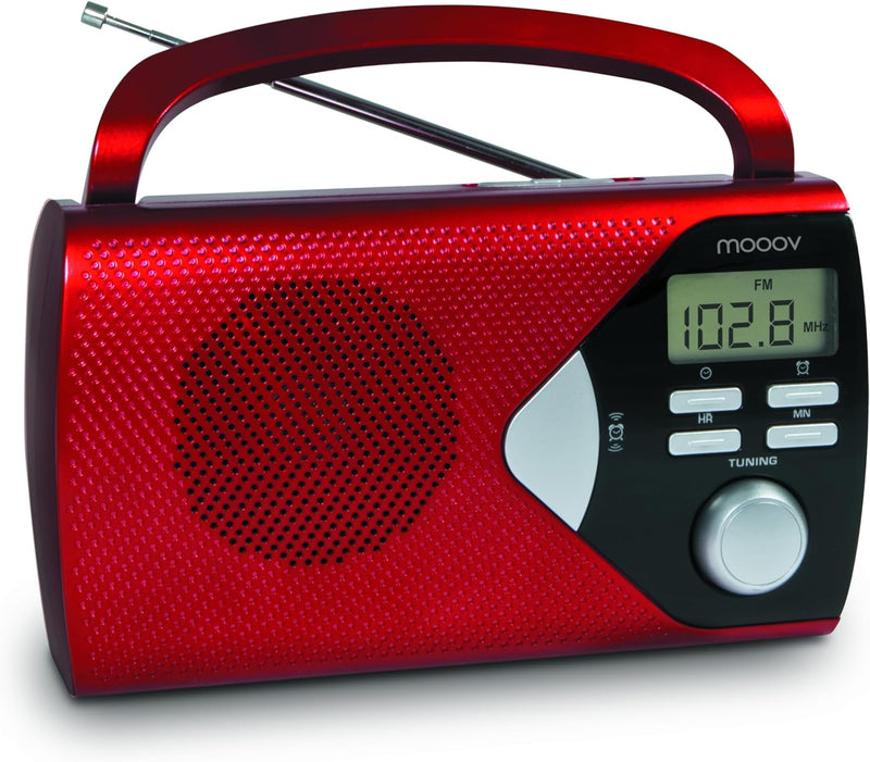 Metronic Tragbares Radio, Rot, 477201, Rot