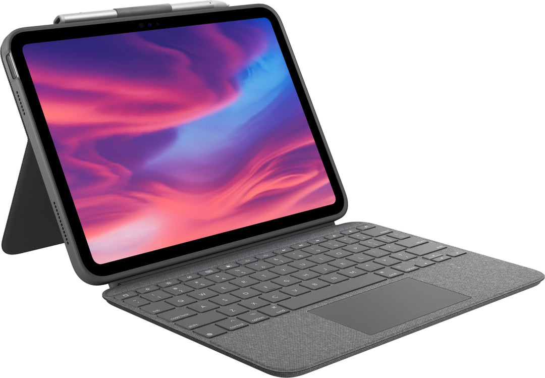 Logitech Combo Touch Case mit Abnehmbarer Tastatur für iPad (10. Generation) - French Layout
