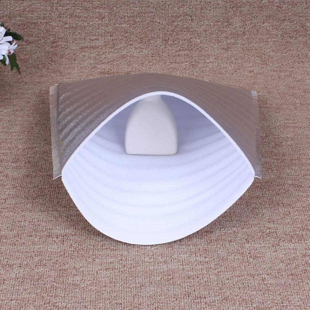 Hemoton 50 Stück Thermo-Luftpolstertaschen für zerbrechliche Versandtaschen (20 x 20 cm) 20*20CM sil