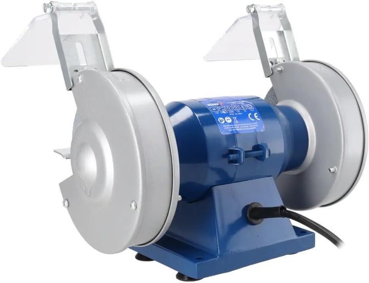 Doppelscheiben-Tischschleifer 150 W DEDRA, 125 × 16 mm, Möglichkeit der Tischbefestigung, Unterspann