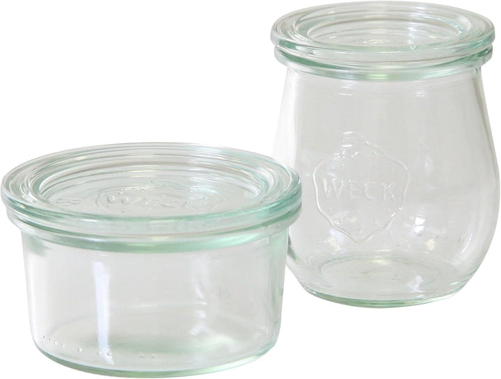 Weck Dessertglas 292406 - 6 Tulpengläser mit Deckel, 220ml